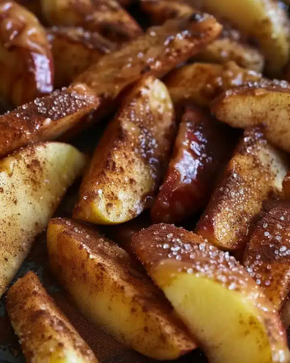 Baked Cinnamon Apple Wedges