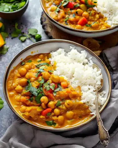Pumpkin Chickpea Curry