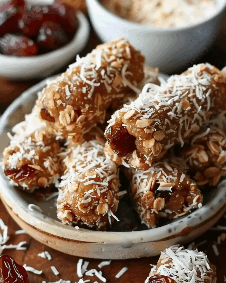 Coconut Date Energy Rolls