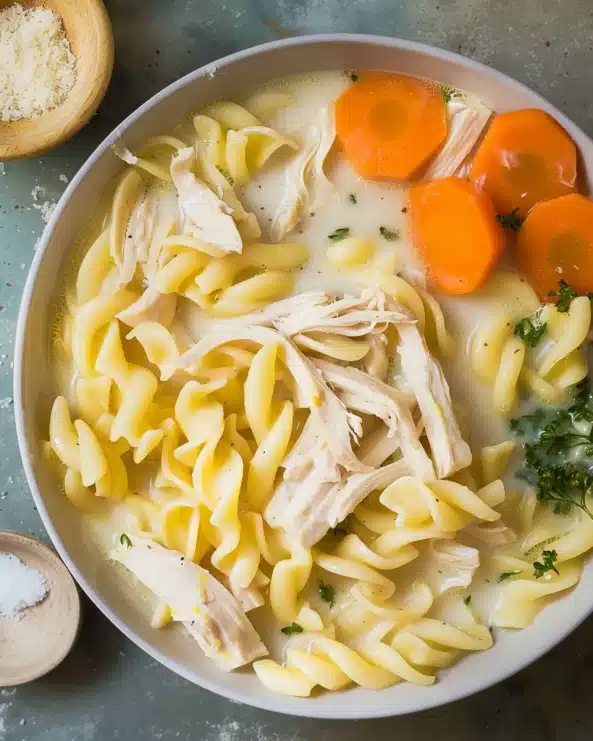Creamy Chicken Noodle Soup