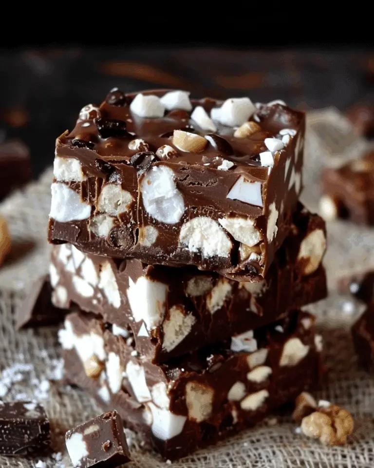 Rocky Road Fudge Squares