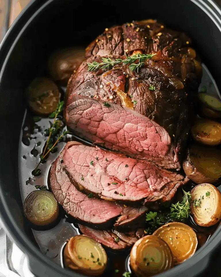 Easy Slow Cooker Roast Beef – Comforting, Tender & Stress-Free