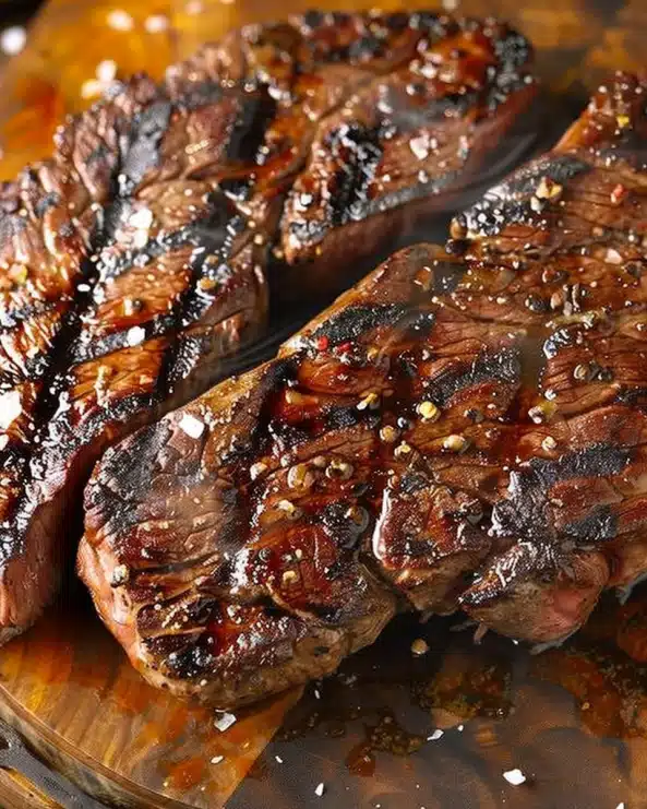 Grilled Bison Steaks