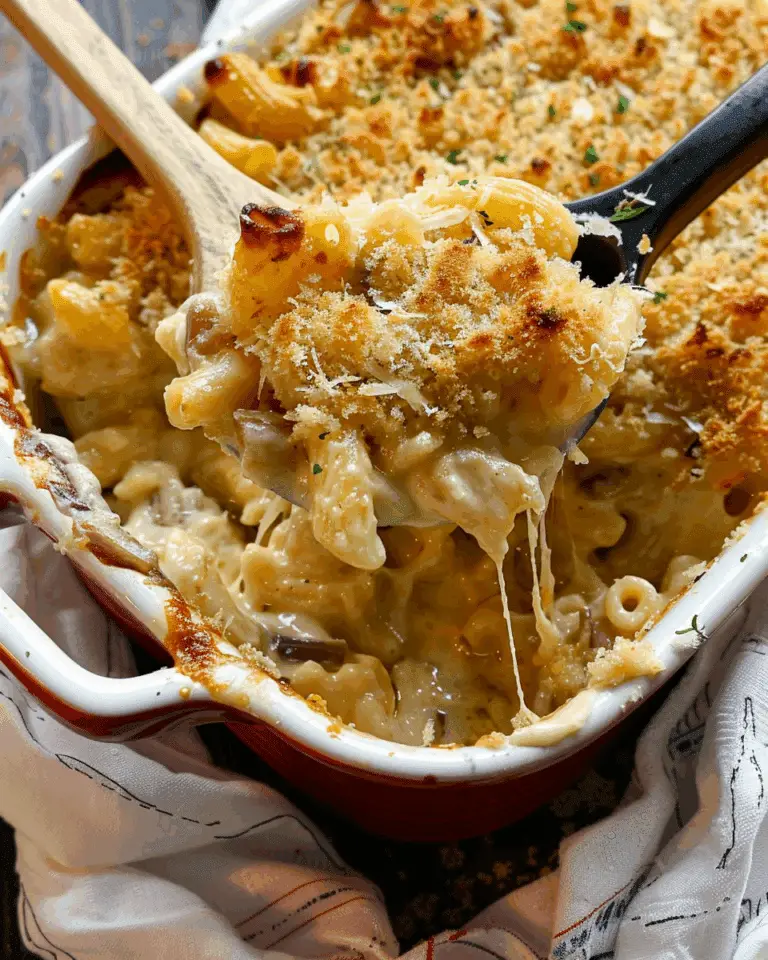 French Onion Soup Mac and Cheese