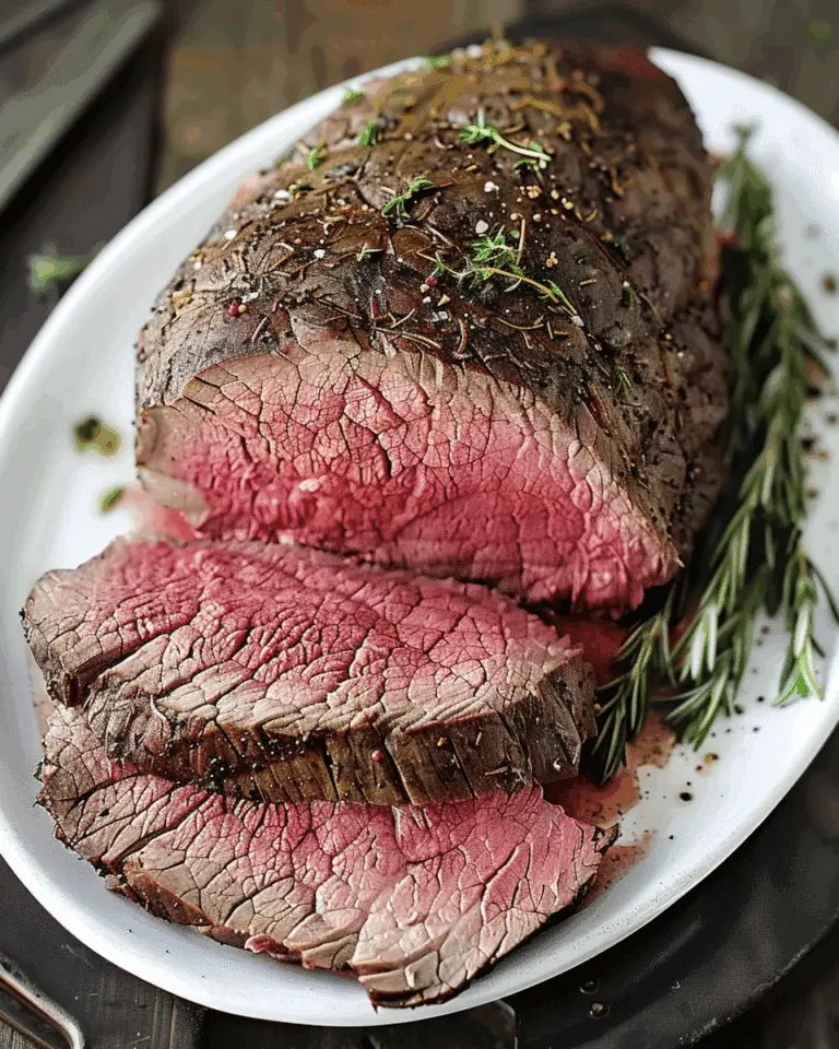 Perfectly Cooked Eye of Round Roast Beef – Simple, Juicy & Budget-Friendly