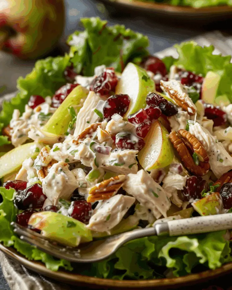 Cranberry Chicken Salad with Apples