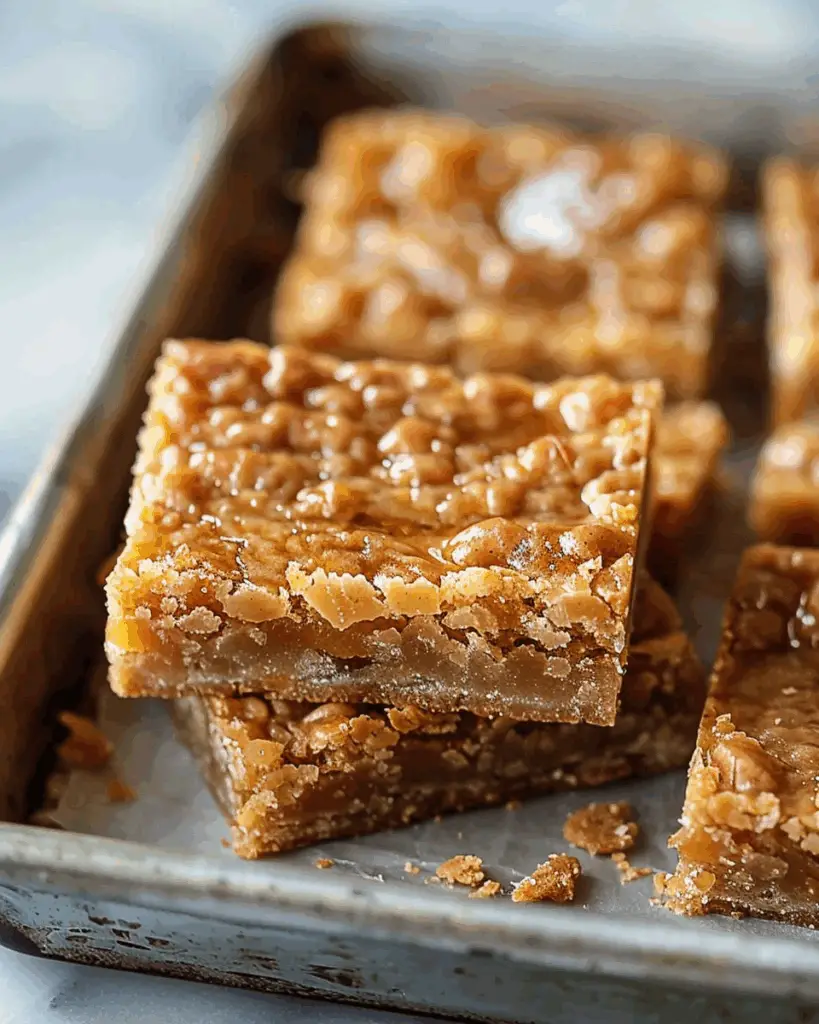 Crispy Butterscotch Bars