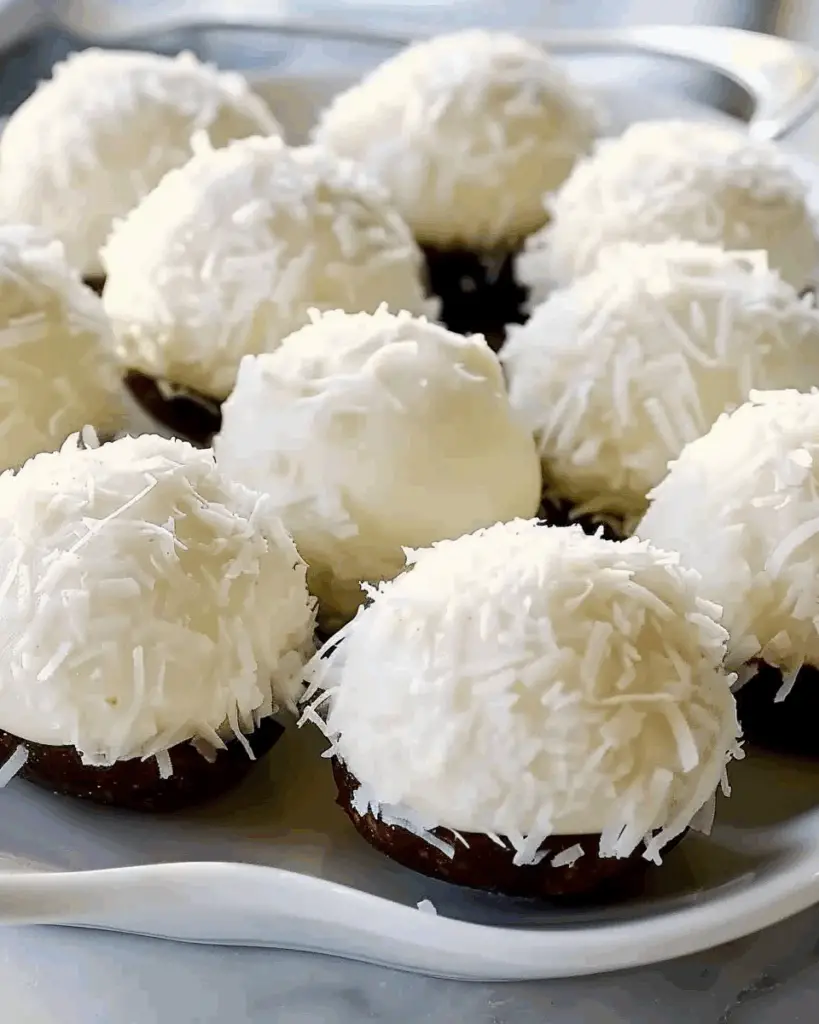 No-Bake Coconut Cream Balls