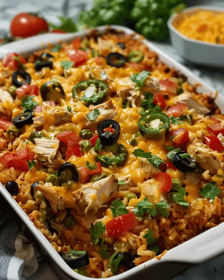 Southwest Chicken and Rice Casserole