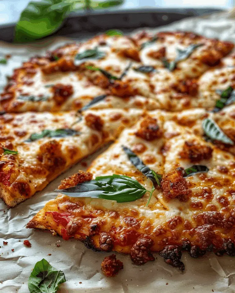 Crispy 2-Ingredient Cottage Cheese Pizza Crust