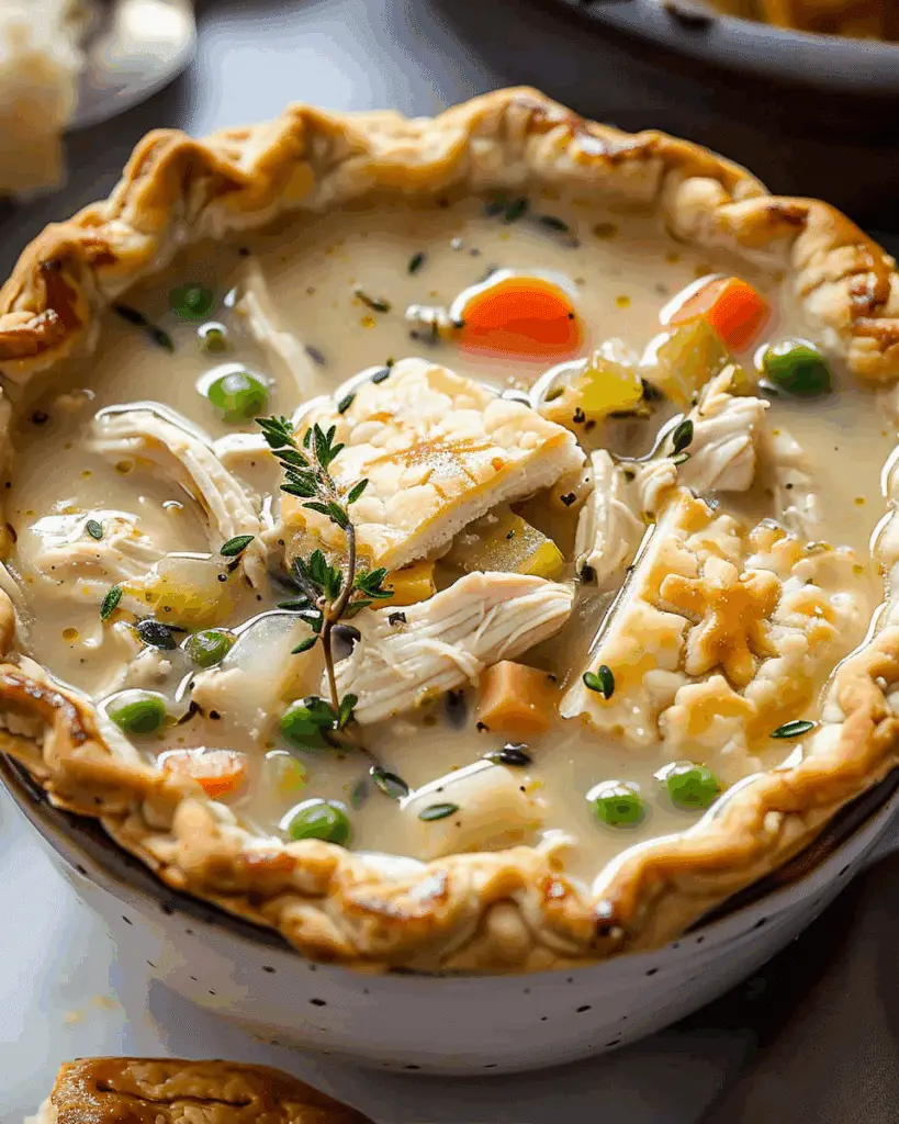 Southern Chicken Pot Pie Soup