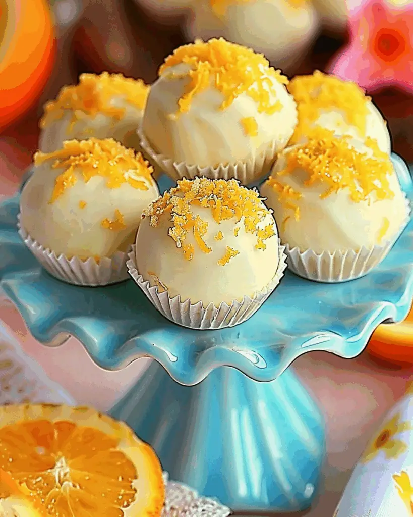 Orange Creamsicle Truffles