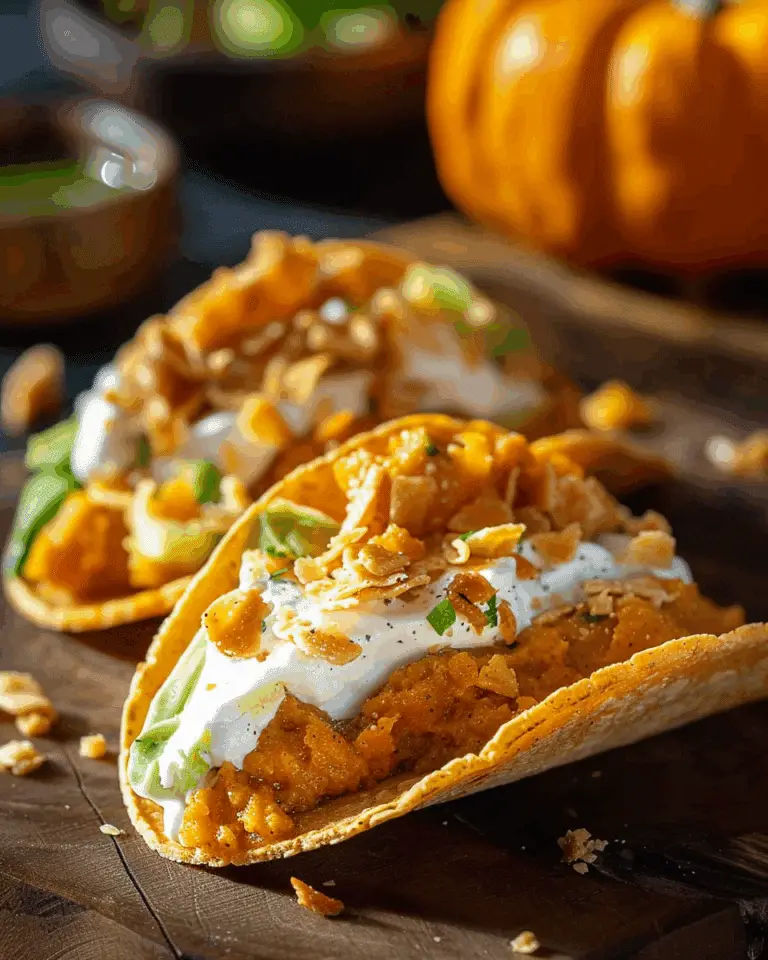Pumpkin Pie Tacos