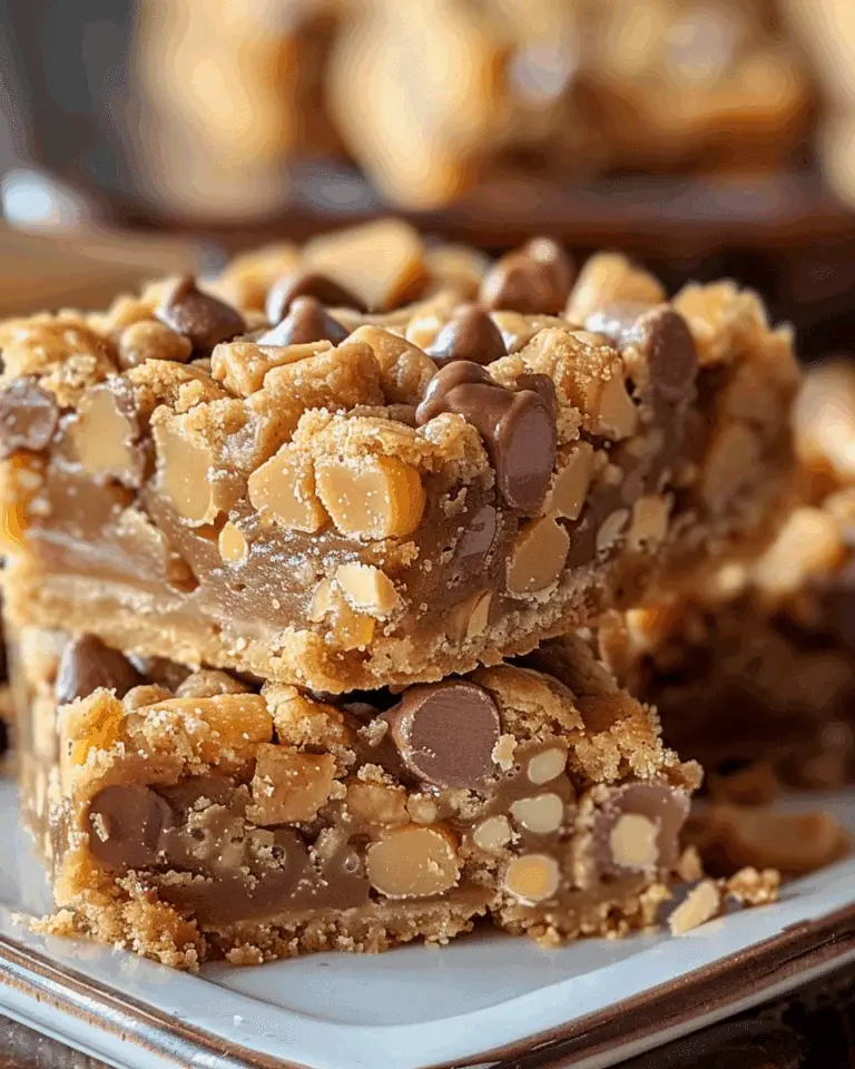 Butterscotch Toffee Cookie Bars