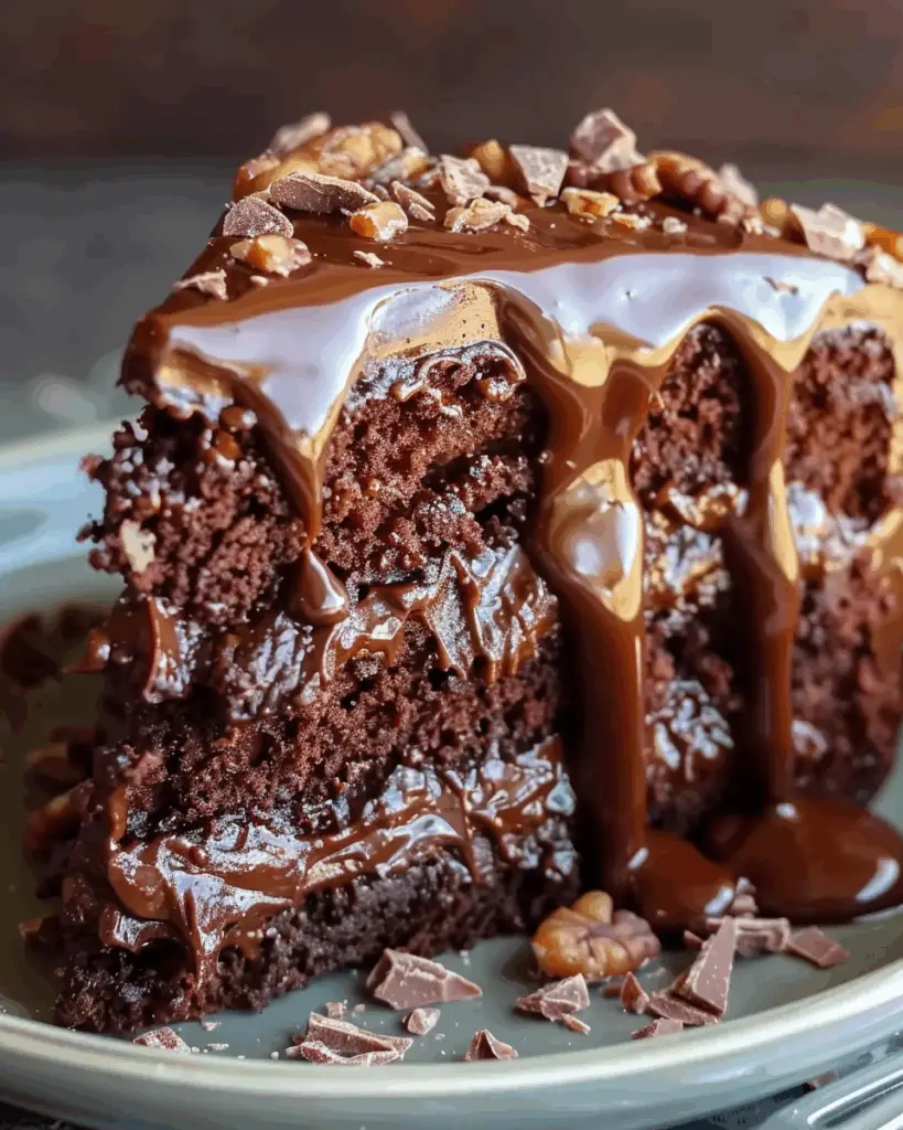 Chocolate Turtle Cake