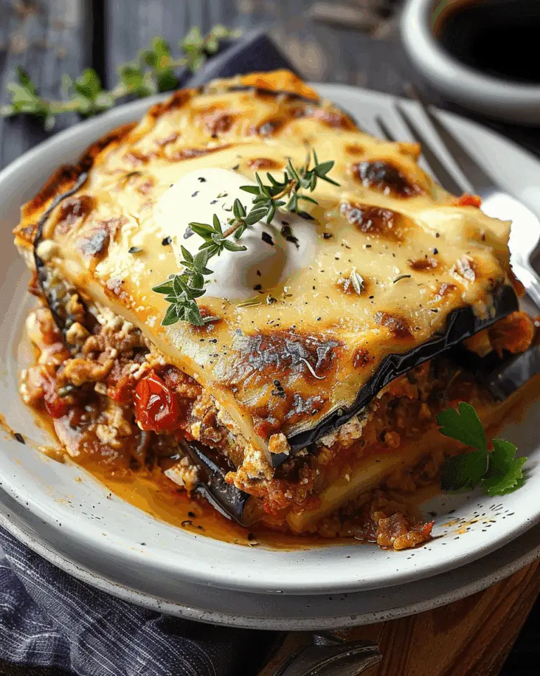 Classic Greek Eggplant Moussaka: An Incredible Ultimate Recipe