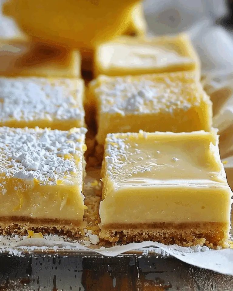 Creamy Lemon Squares