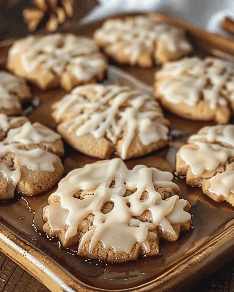 Delicious Homemade Maple Cookies with Maple Icing