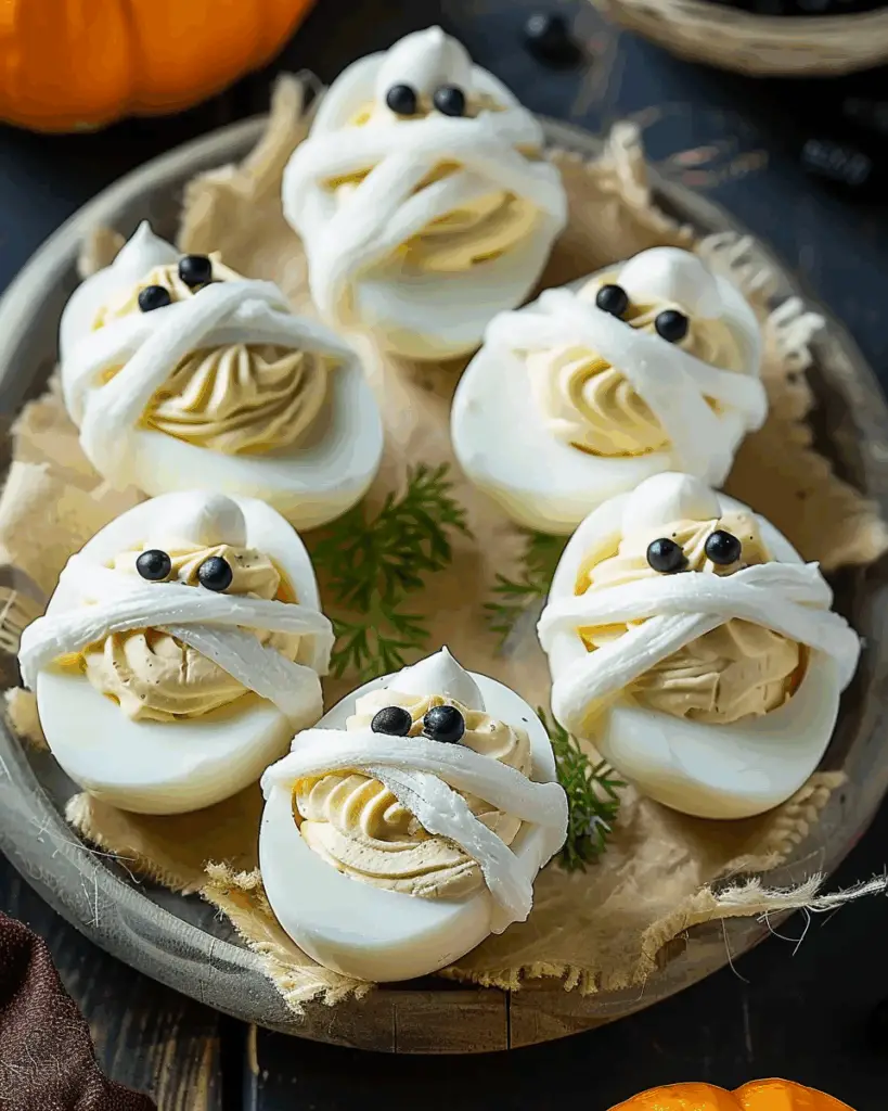 Mummy Deviled Eggs