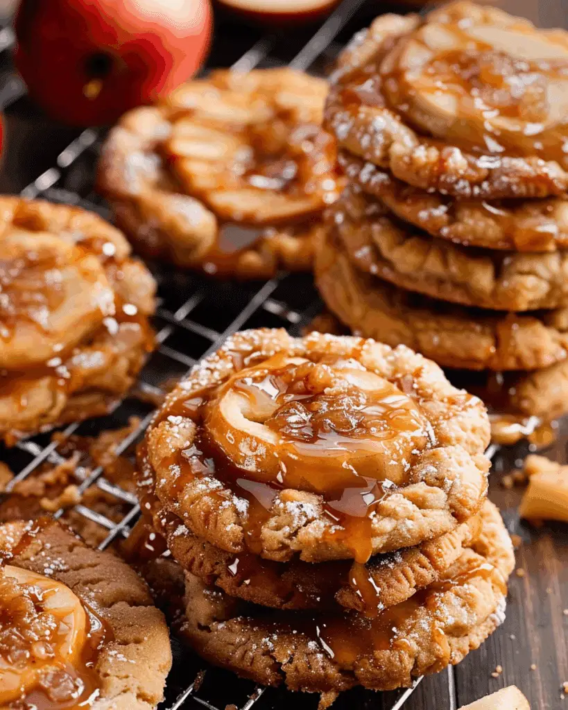 Salted Caramel Apple Pie Cookies
