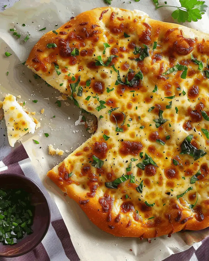 Cheesy Garlic Pizza Bread