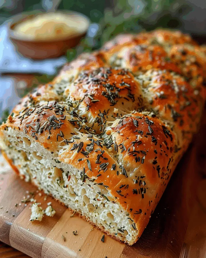 Delicious Italian Herb and Cheese Bread