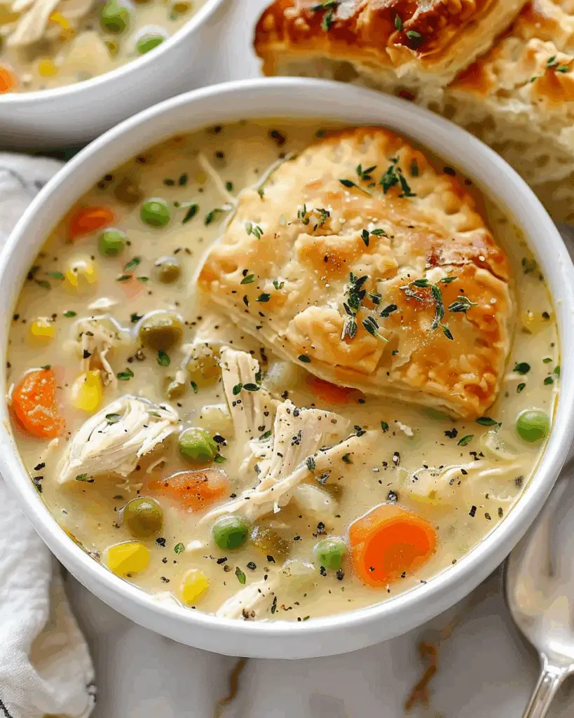 Creamy Chicken Pot Pie Soup