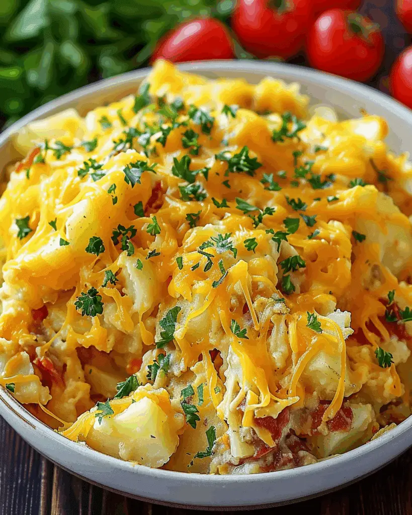 Crockpot Cheesesteak Potato Casserole Recipe