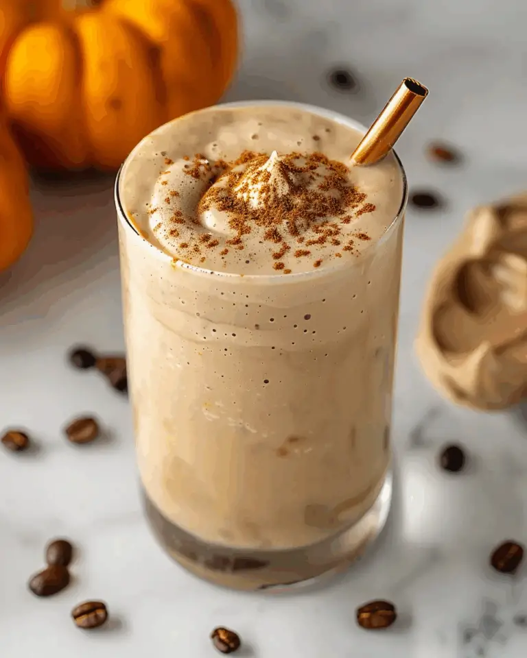 Irresistible Pumpkin Coffee Milkshake