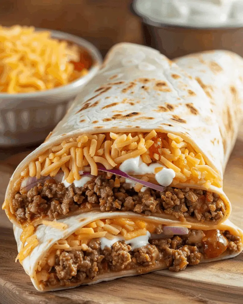 Taco Bell Quesarito Cheesy
