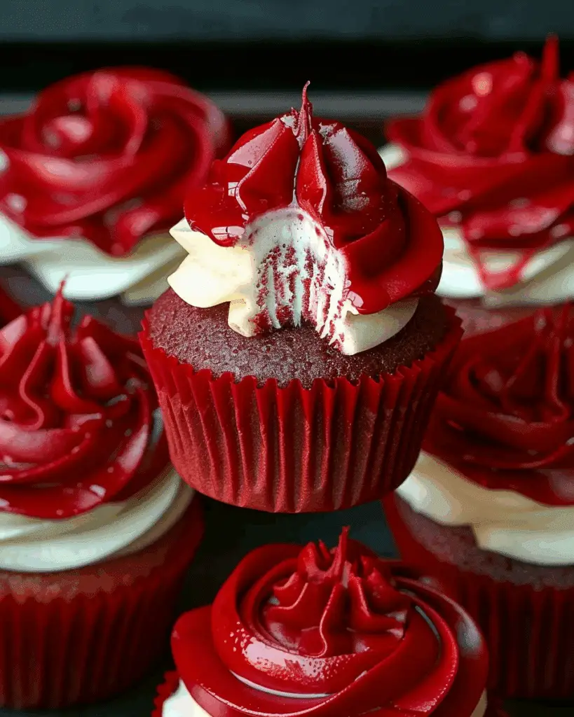Vampire Bite Cupcakes
