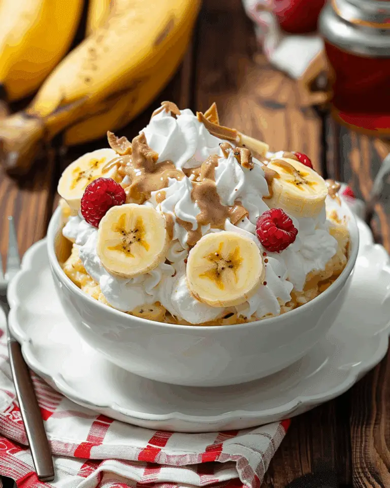 Banana Split Fluff Salad Recipe