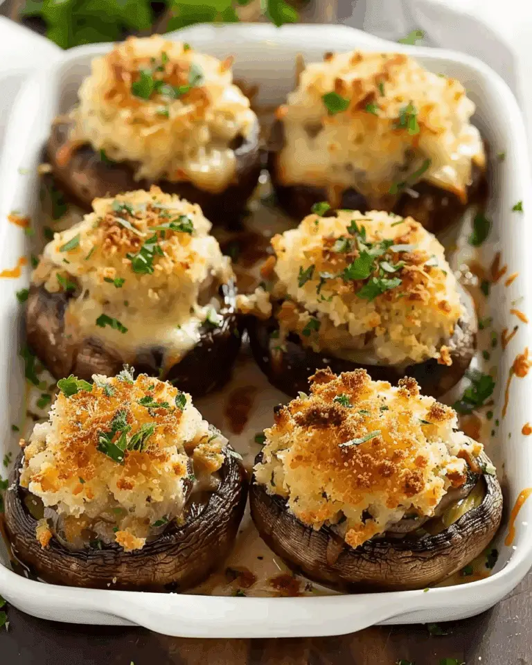 Tasty Olive Garden Stuffed Mushrooms
