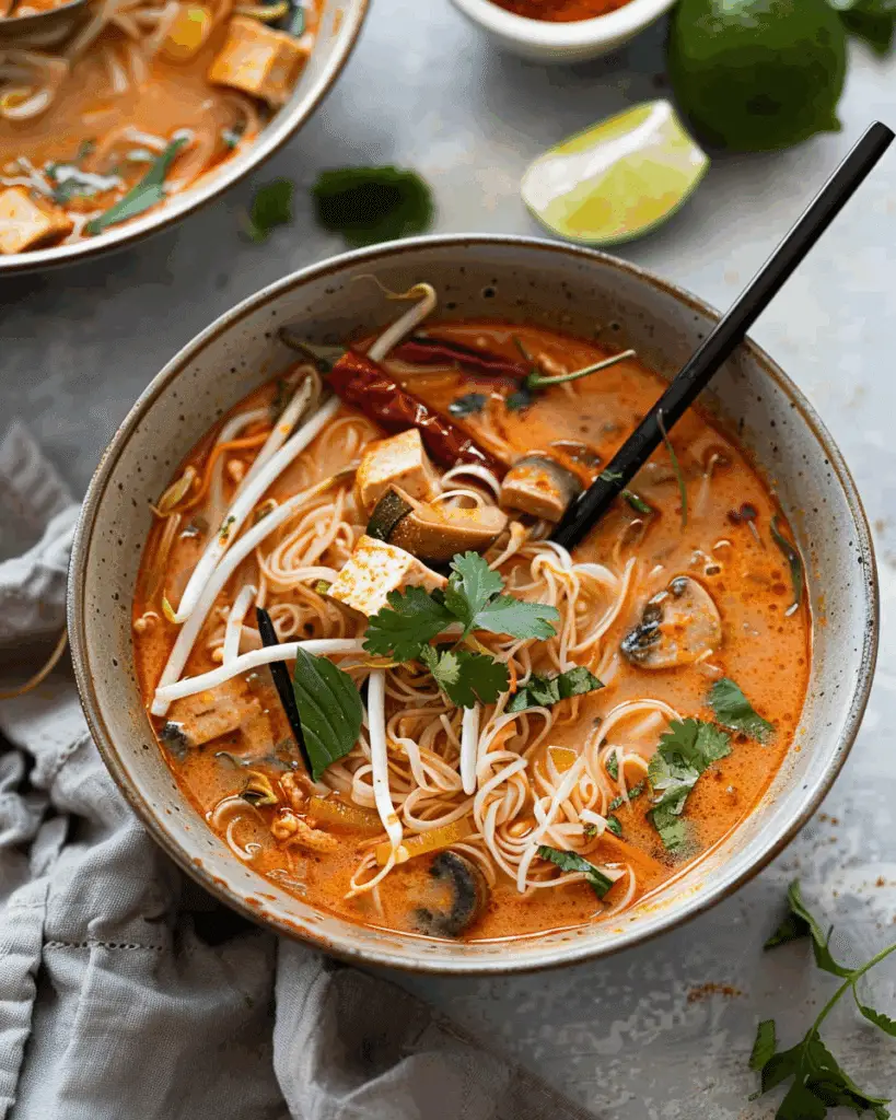 Thai Red Curry Noodle Soup
