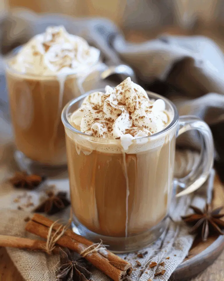 Cozy Gingerbread Latte