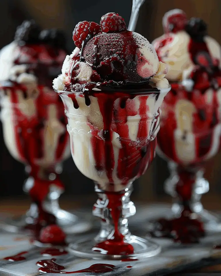 Vampire Ice Cream Floats