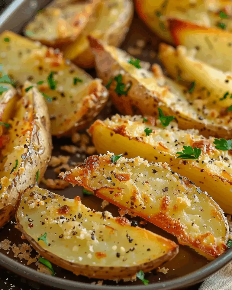 Garlic Parmesan Potato Wedges