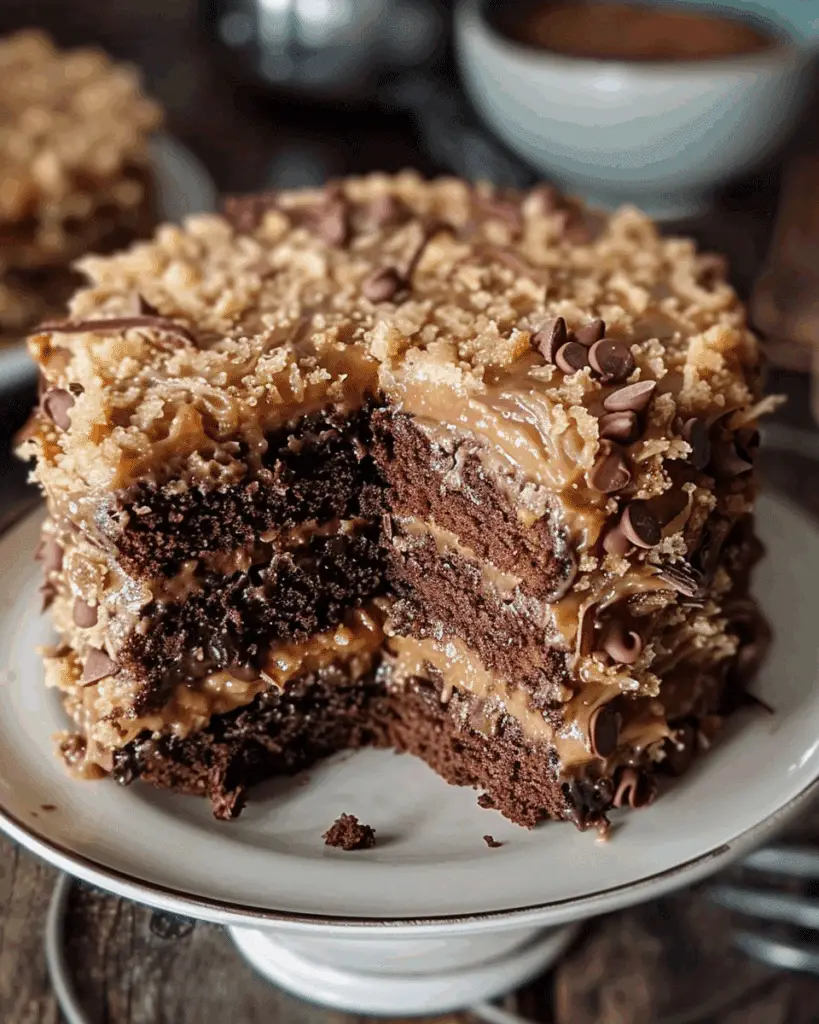 Old Fashioned German Chocolate Cake