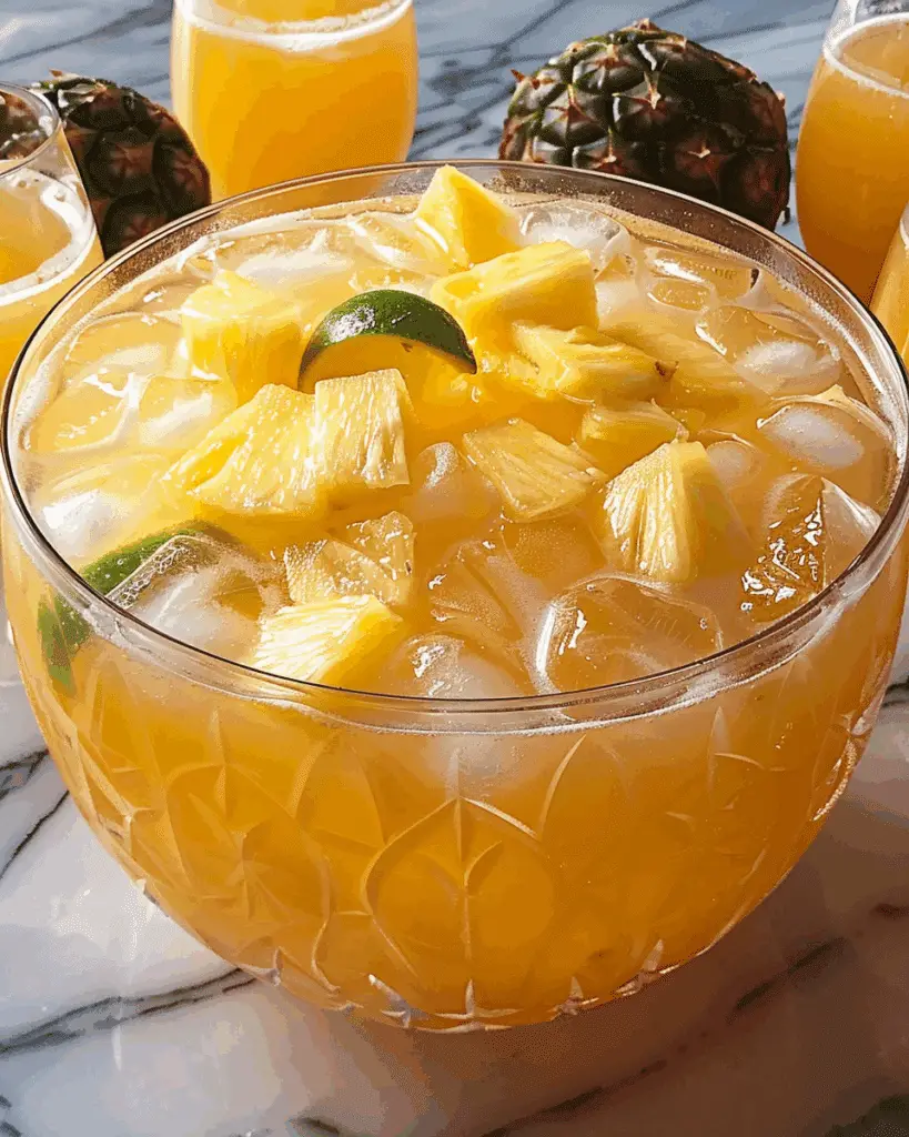 Pineapple Lemonade Punch Recipe