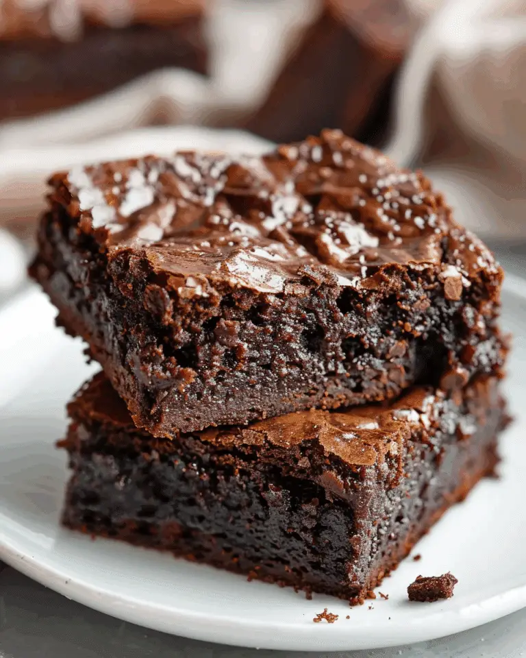 Protein Cottage Cheese Flourless Brownies – Fudgy Bliss!