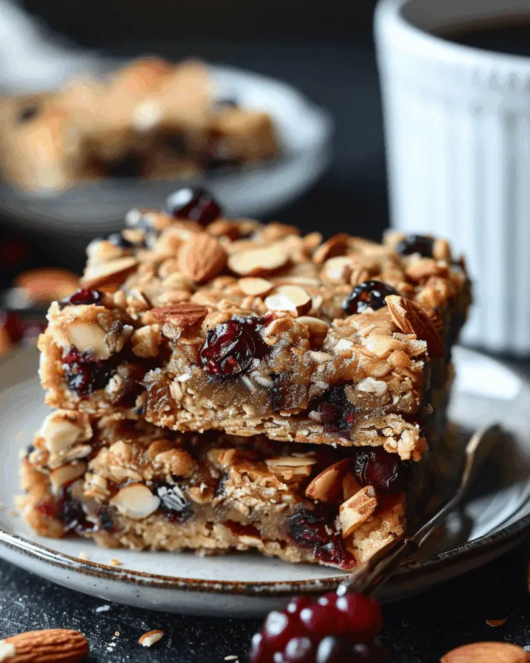 Cranberry Almond Breakfast Squares