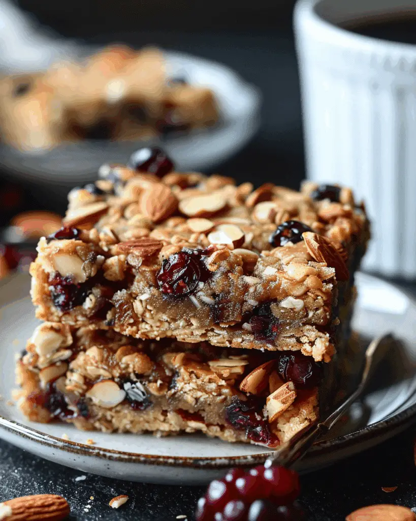 Cranberry Almond Breakfast Squares