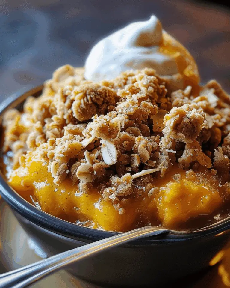 Pumpkin Crisp Recipe