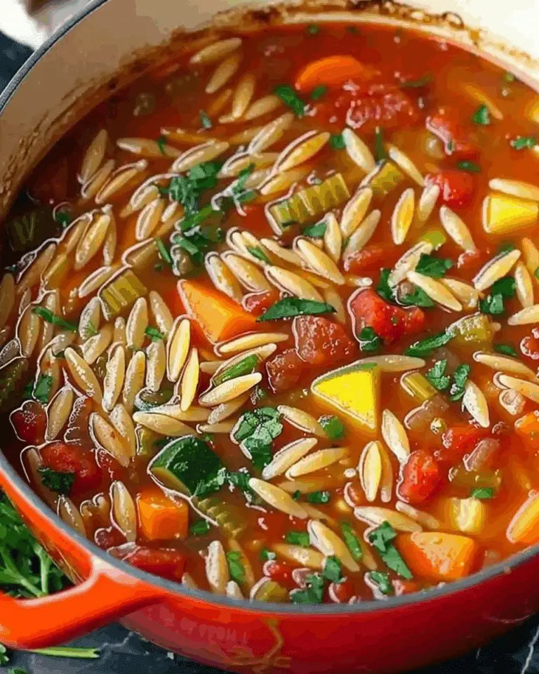 Healthy Vegetable Orzo Soup: One-Pot Winter Comfort Meal