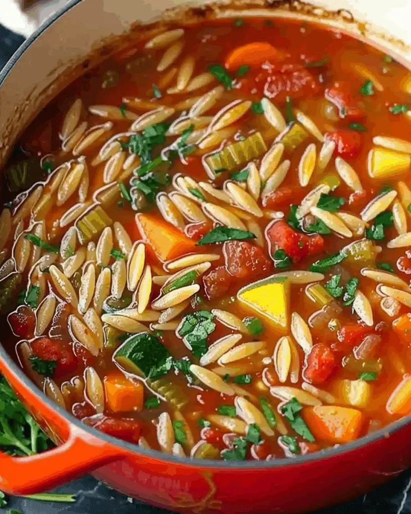 Healthy Vegetable Orzo Soup: One-Pot Winter Comfort Meal