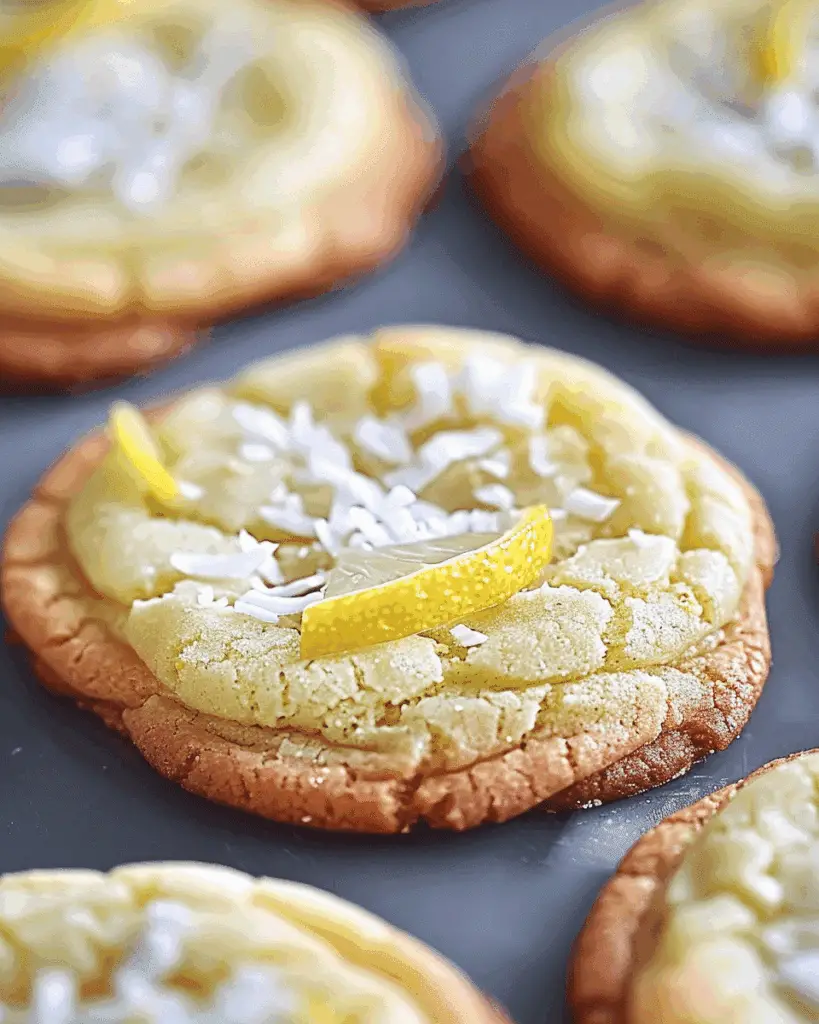 Lemon Coconut Heaven Cookies