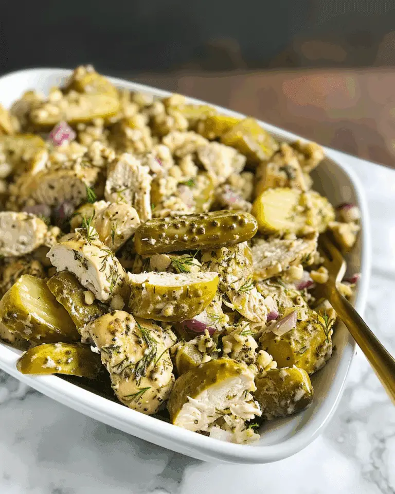 Savory Dill Pickle Chicken Salad