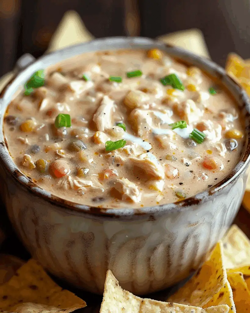 Comforting Crock Pot Cream Cheese Chicken Chili for Busy Nights