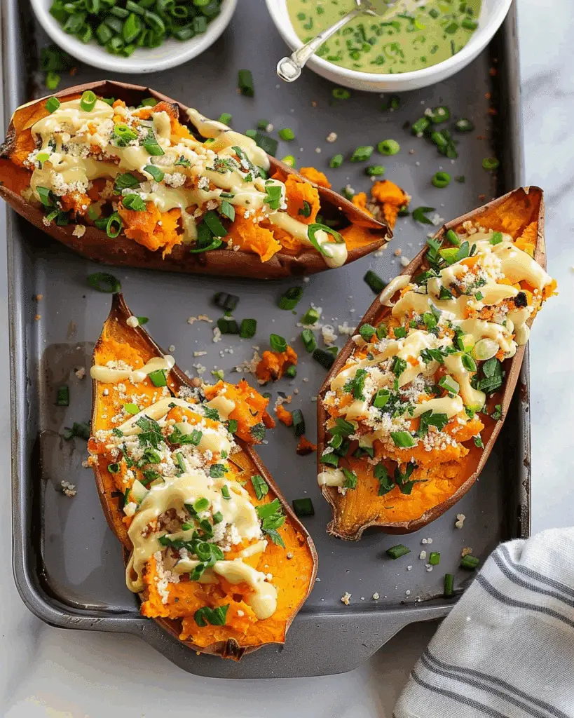 Twice Baked Sweet Potatoes