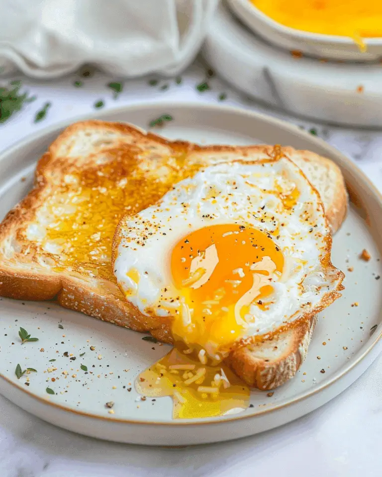 Air Fryer Egg & Cheese Toast